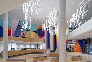 Foto vom Foyer im Neubau Esslingen