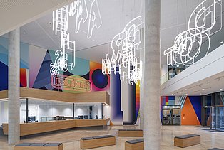 Foto vom Foyer im Neubau Esslingen
