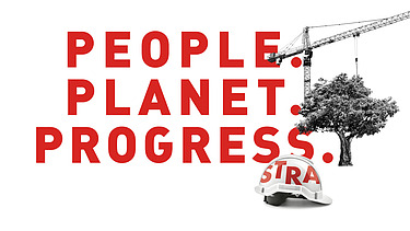 Strategia STRABAG KeyVisual People Planet Progress