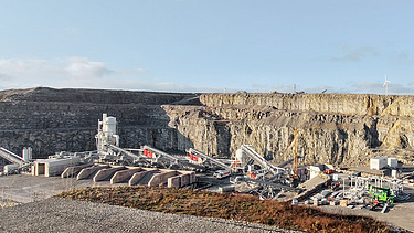 Aufbereitungsanlage mit grünem Strom
