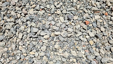 Foto von Betonsplitt