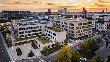 Photo of the ew construction of the Cologne-Deutz grammer school