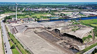 Drone image of the C3 Bremen site