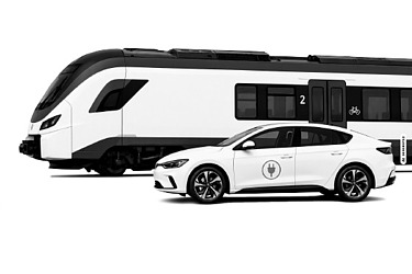 Rail vehicles and electric cars as examples of sustainable mobility