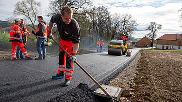 Photo of the great quality of asphalt recycling