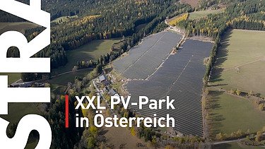 Video vom Aufbau des riesigen PV-Parks Ratten in Österreich