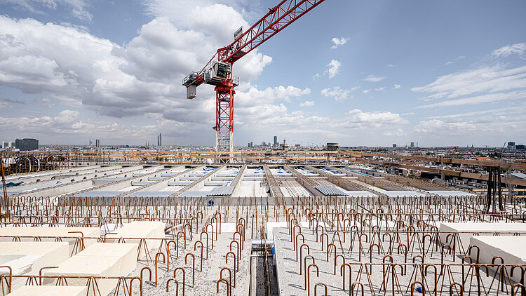 Photo of construction work on the Francis