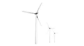 Wind turbines as an example of infrastructure projects in the renewable energy sector