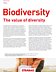 Photo of position paper about biodiversity