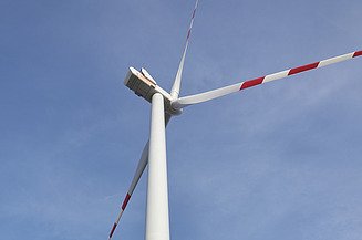 Photo of a wind turbine