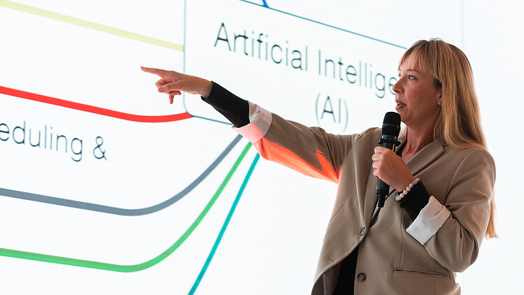 Fotografie řečníka na Dni inovací STRABAG 2022