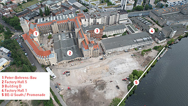 Az ipari területet fenntartható módon fejlesztik A berlini Behrensufer elemei