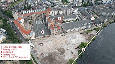 Az ipari területet fenntartható módon fejlesztik A berlini Behrensufer elemei