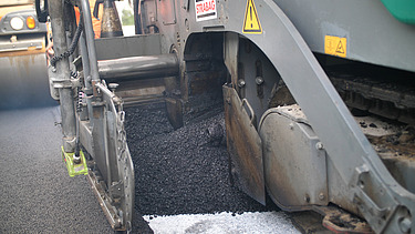 Foto von Recyclingasphalt