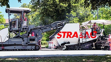 STRABAG AG ClAir® Asphalt Paving in Erlangen, Germany