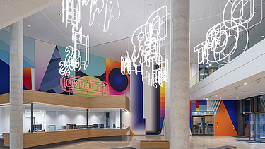 Foto vom Foyer im Neubau Esslingen