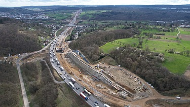 Photo of the Karlsruher Hang (construction site C), construction phase 2