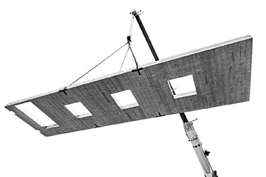 Large prefabricated timber components for modern and mass-production construction