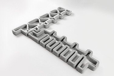 Visualization of a lightweight concrete structure