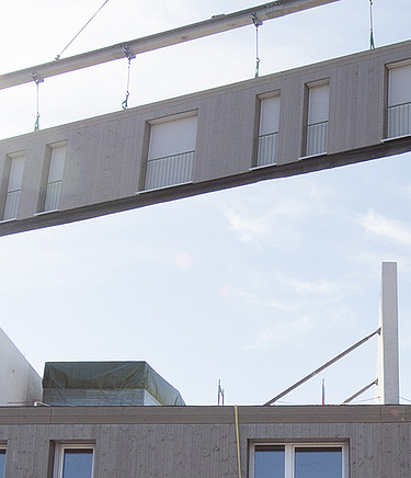 Picture of a LENO®-ADD exterior wall