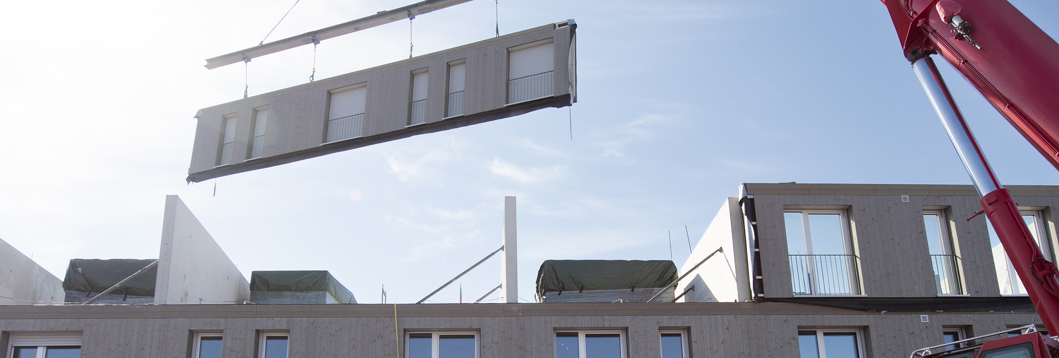 Picture of a LENO®-ADD exterior wall