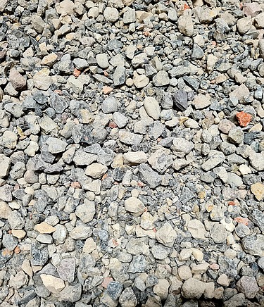 Foto von RC-Gesteinskörnung